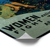 Frauen-Landarmee Poster (Ecke)