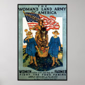 Frauen-Landarmee Poster (Vorne)