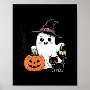 Frauen Lang lebe Halloween Lustiger Kürbis Hallowe Poster