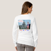 Frauen lange Ärmel T. Glückwunsch 4. Ratte/Unclesa T-Shirt (Schwarz voll)