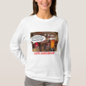 Frauen lange Ärmel Tee. Happy Jubiläum. Orang T-Shirt (Vorderseite)