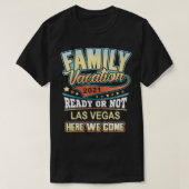 Frauen Las Vegas Familienurlaub 2021 Beste Erinner T-Shirt (Design vorne)