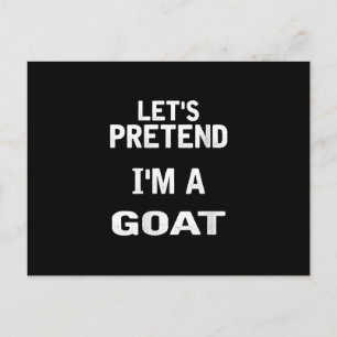 Frauen lassen sich so tun, als wäre ich ein goatri einladungspostkarte