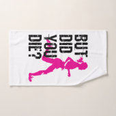 Frauen laufen, aber hast du Die? Handtuch (Handtuch)