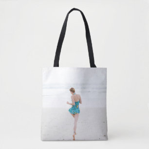 Frauen laufen am Strand Tasche