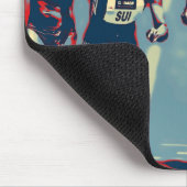 Frauen, Laufen, Rasse Mousepad (Ecke)