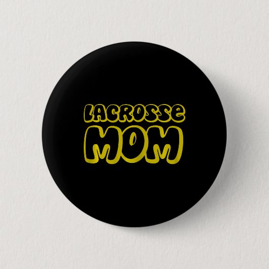 Frauen Lax Mama Muttertag Lacrosse Mama Button (Vorderseite)