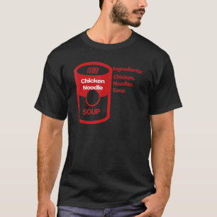 Frauen Lebensmittelzutaten Hühnersuppe für K T-Shirt