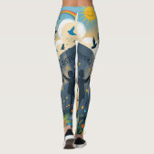 Frauen Leggings bedeckte Kindertraeume (Rückseite)
