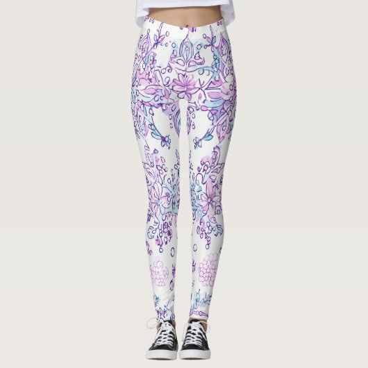FRAUEN LEGGINGS DRUCKEN DESIGN (Vorderseite)