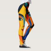 Frauen Leggings farbenfrohes Design (Rechts)