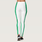 FRAUEN LEGGINGS GREEN WAVES (Rückseite)