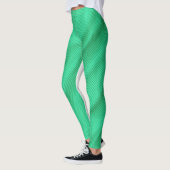 FRAUEN LEGGINGS GREEN WAVES (Links)