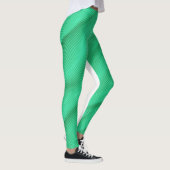 FRAUEN LEGGINGS GREEN WAVES (Rechts)