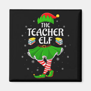 Frauen Lehrer Elf Weihnachten Familie Mädchen Frau Magnet