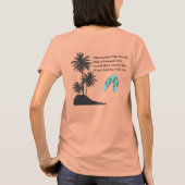 Frauen - leichter T - Shirt (Rückseite)