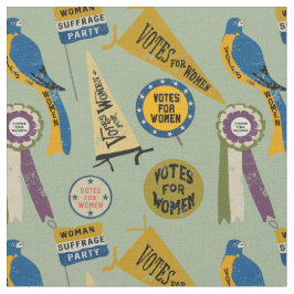 Frauen leiden an Bewegung Memorabilia Collage Prin Stoff