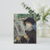 Frauen lesen | Édouard Manet Postkarte (Stehend Vorderseite)