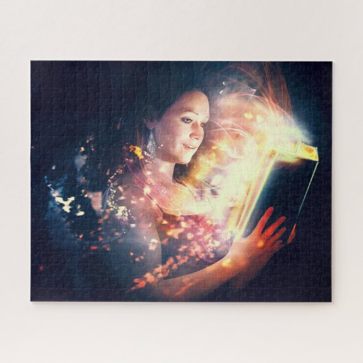 Frauen lesen ein Buch Puzzle (Horizontal)