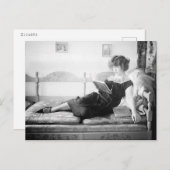 Frauen lesen ein Buch, Vintag Postkarte (Vorne/Hinten)