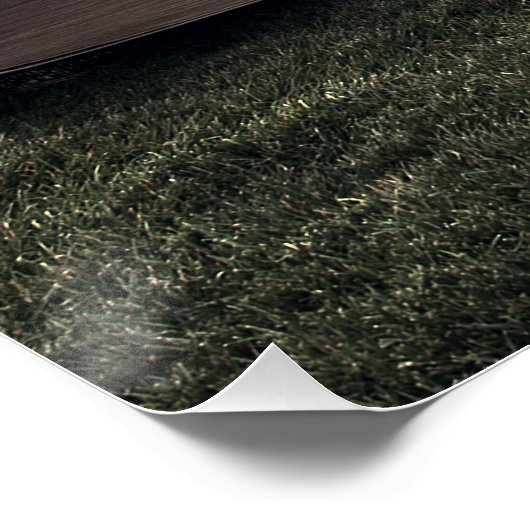 Frauen lesen im Buch in der Nacht Poster (Ecke)