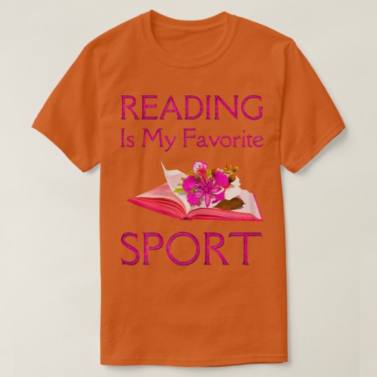 Frauen lesen ist mein Lieblingssport, Leserbuch T-Shirt (Design vorne)