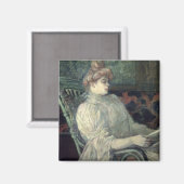 Frauen lesen magnet (Vorderseite/Rückseite)