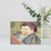 Frauen lesen postkarte (Stehend Vorderseite)