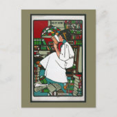 Frauen lesen postkarte (Vorderseite)