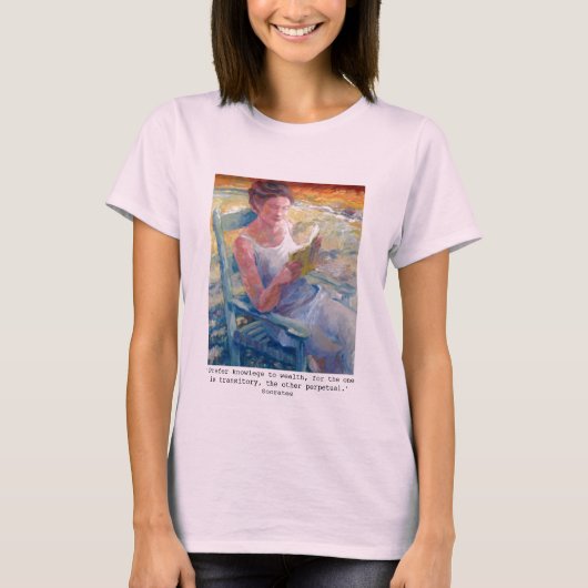 Frauen lesen T-Shirt (Vorderseite)