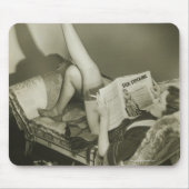 Frauen-Lesezeitschrift Mousepad (Vorne)