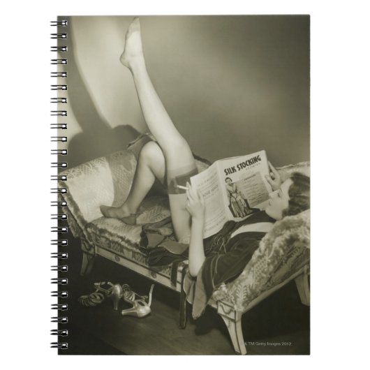 Frauen-Lesezeitschrift Notizblock (Vorderseite)