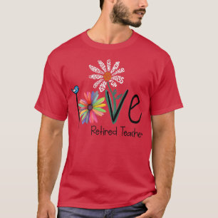 Frauen Liebe Daisy Blume Ermüdung Lehrerin Premium T-Shirt