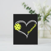 Frauen Liebe Pickleball - niedliches Pickleball-Sp (Stehend Vorderseite)