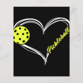 Frauen Liebe Pickleball - niedliches Pickleball-Sp (Rückseite)