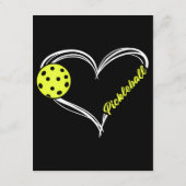 Frauen Liebe Pickleball - niedliches Pickleball-Sp Begleitkarte (Rückseite)