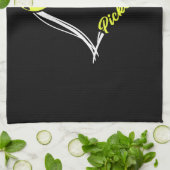 Frauen Liebe Pickleball - niedliches Pickleball-Sp Geschirrtuch (Gefaltet)