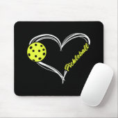 Frauen Liebe Pickleball - niedliches Pickleball-Sp Mousepad (Mit Mouse)