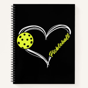 Frauen Liebe Pickleball - niedliches Pickleball-Sp Notizblock