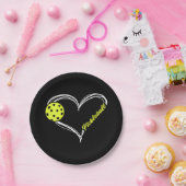Frauen Liebe Pickleball - niedliches Pickleball-Sp Pappteller (Party)