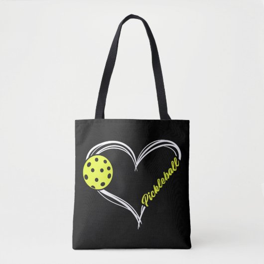 Frauen Liebe Pickleball - niedliches Pickleball-Sp Tasche (Vorderseite)