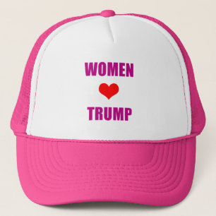 Frauen-Liebe Trumpf-Frauen für Trumpf Truckerkappe