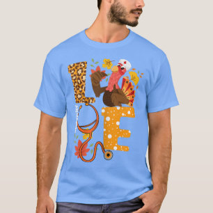 Frauen Liebe Türkei Stethoscope Krankenversicherun T-Shirt