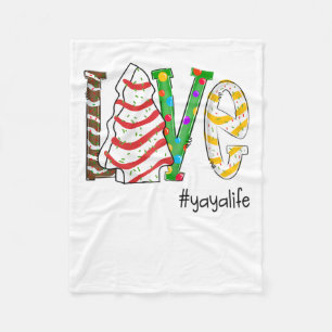Frauen Liebe Yayalife Weihnachten Oma Geschenk Süß Fleecedecke