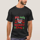 Frauen lieben den Weihnachtsmann Sie sind die schm T-Shirt (Vorderseite)