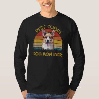 Frauen lieben Hundehalter Beste Hündin Mama Corgi T-Shirt