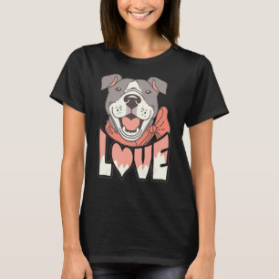 Frauen lieben Hundehalter Pitbull Pittie Liebe T-Shirt
