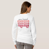 Frauen lieben Mama T-Shirt (Schwarz voll)