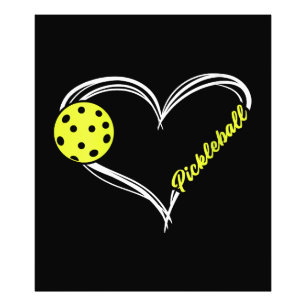 Frauen Lieben Pickleball - süßes Pickleball-Match, Fotodruck