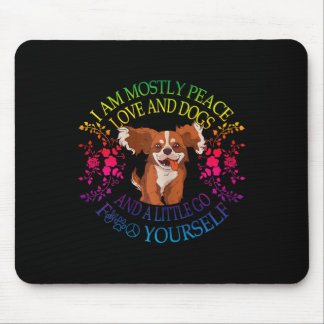 Frauen Liebenswerter Hund Sagt Ich Bin Meistens Fr Mousepad